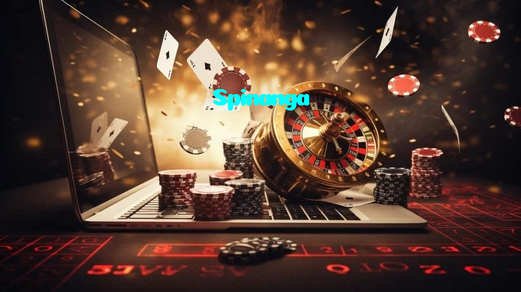 Spinanga casino presented on mobile device in Pakistan with slots and live games